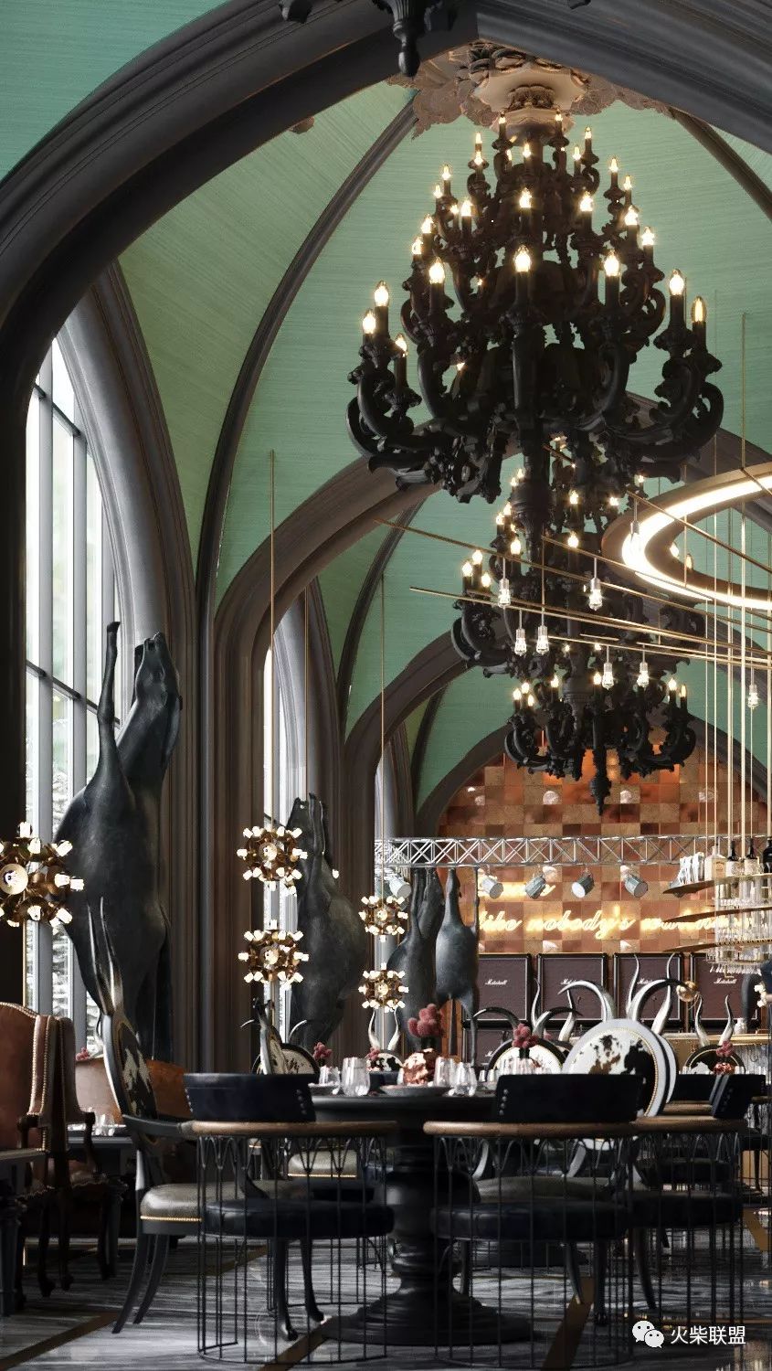 艺术创意餐厅设计图片,100种创意餐厅装修效果图