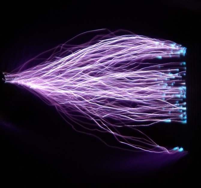 自制特斯拉线圈蜡烛,自制超大电弧特斯拉线圈