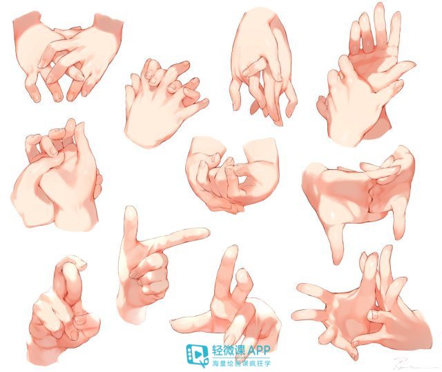 动漫人物的手怎么画初学者,动漫人物的手怎么画教程图片