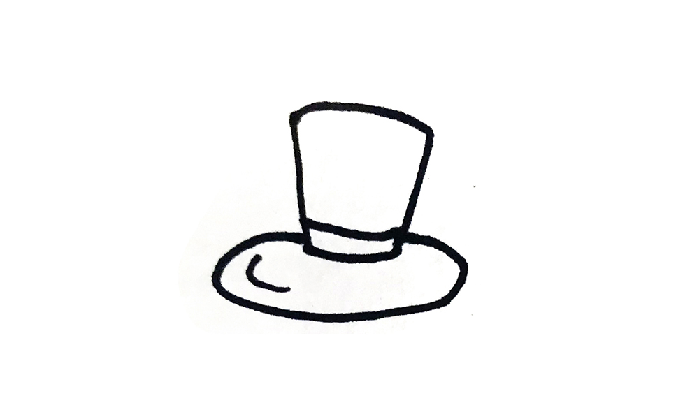 简笔画帽子怎么画最好看,冬季帽子简笔画简单又好看卡通