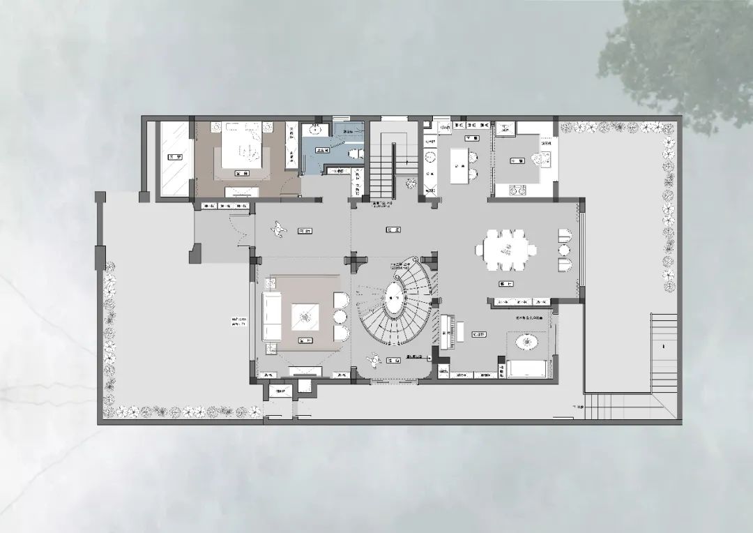 华润中央公园别墅设计,华润中央公园别墅342平米户型