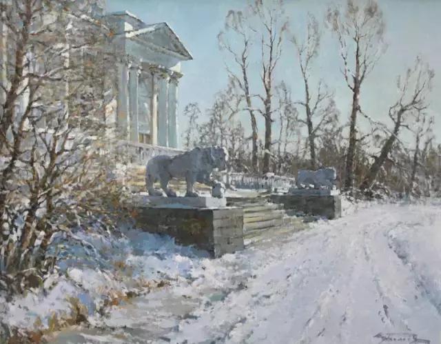 100张油画风景欣赏每一张都是顶配,100张风景油画初学者临摹