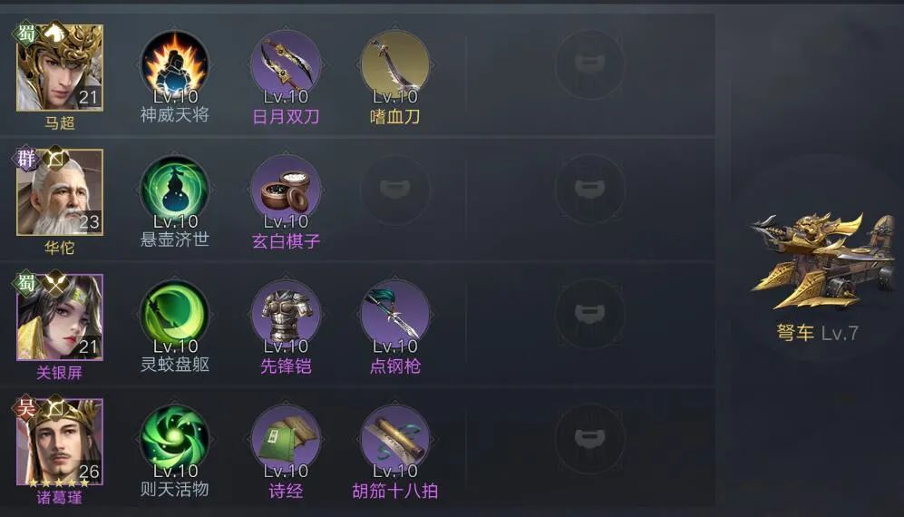 荣耀新三国后期开荒最好的阵容,荣耀新三国新的开荒阵容