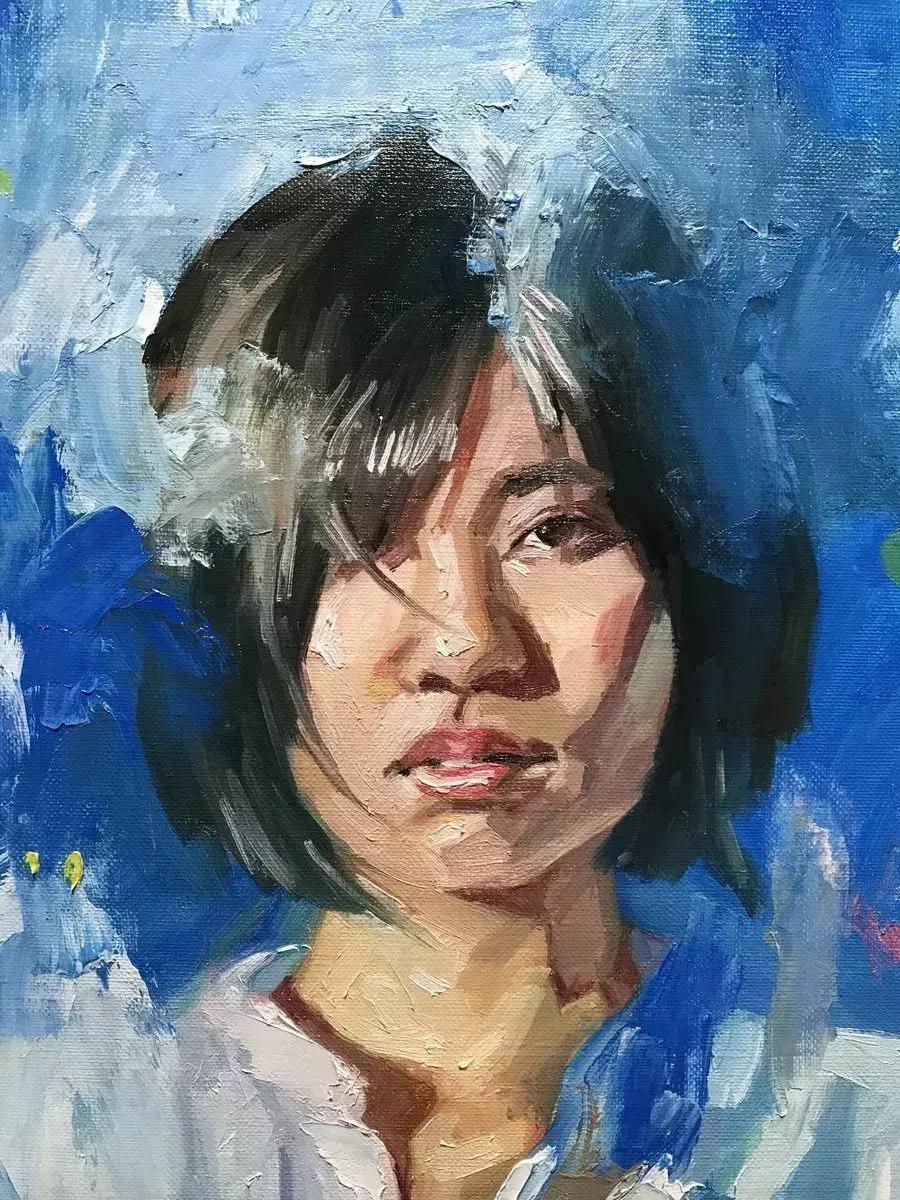 冷军超写实绘画是怎么画出来的,中国媲美冷军的超写实人物画家