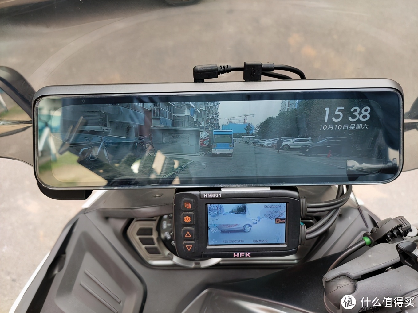 摩托车跑车改电动后视镜,流媒体后视镜改摩托车专用