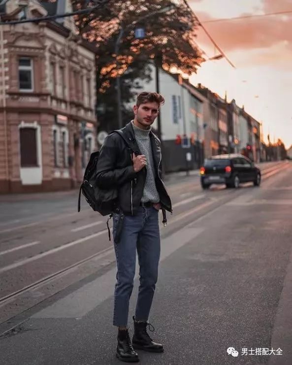 男人如何穿皮衣不会显得油腻老气,穿皮衣的男士显得什么气质