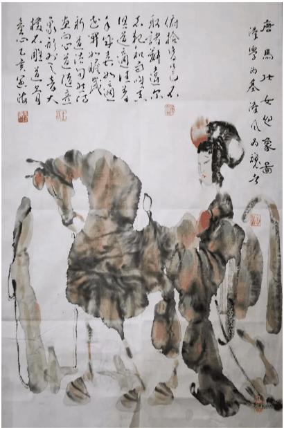 王阔海画水墨,王阔海画家算是大师吗