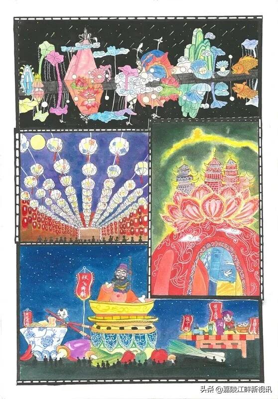 阆中“创文创卫”学生绘画活动获奖名单公示