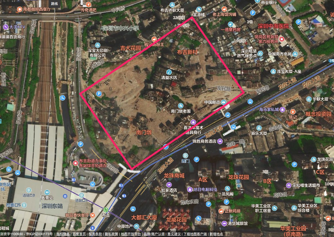 龙岗区布吉南门墩未拆前的样子,深圳龙岗布吉南门墩旧改