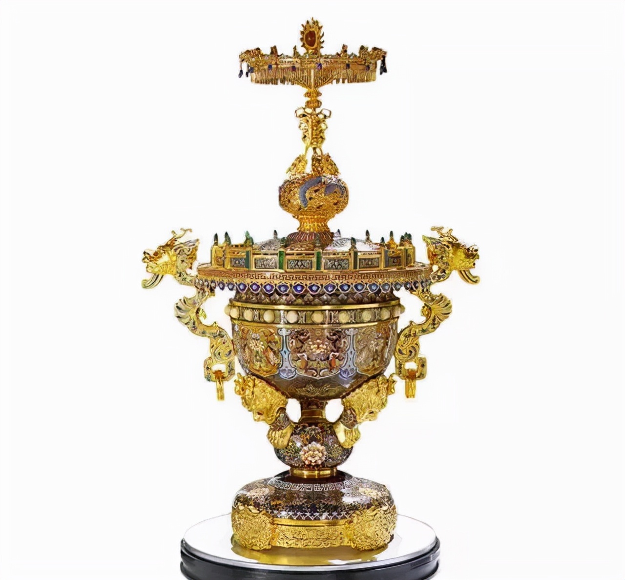 古代景泰蓝精品拍卖价格排行,景泰蓝四大顶级国宝