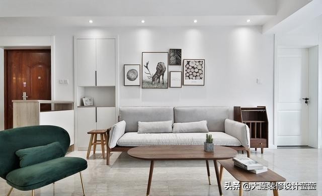 老师的家是这样的，温馨的四口之家，大连璞石墅北欧风装修解析