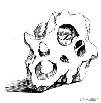 简单有意境的石头手绘,简单石头画入门教程免费视频