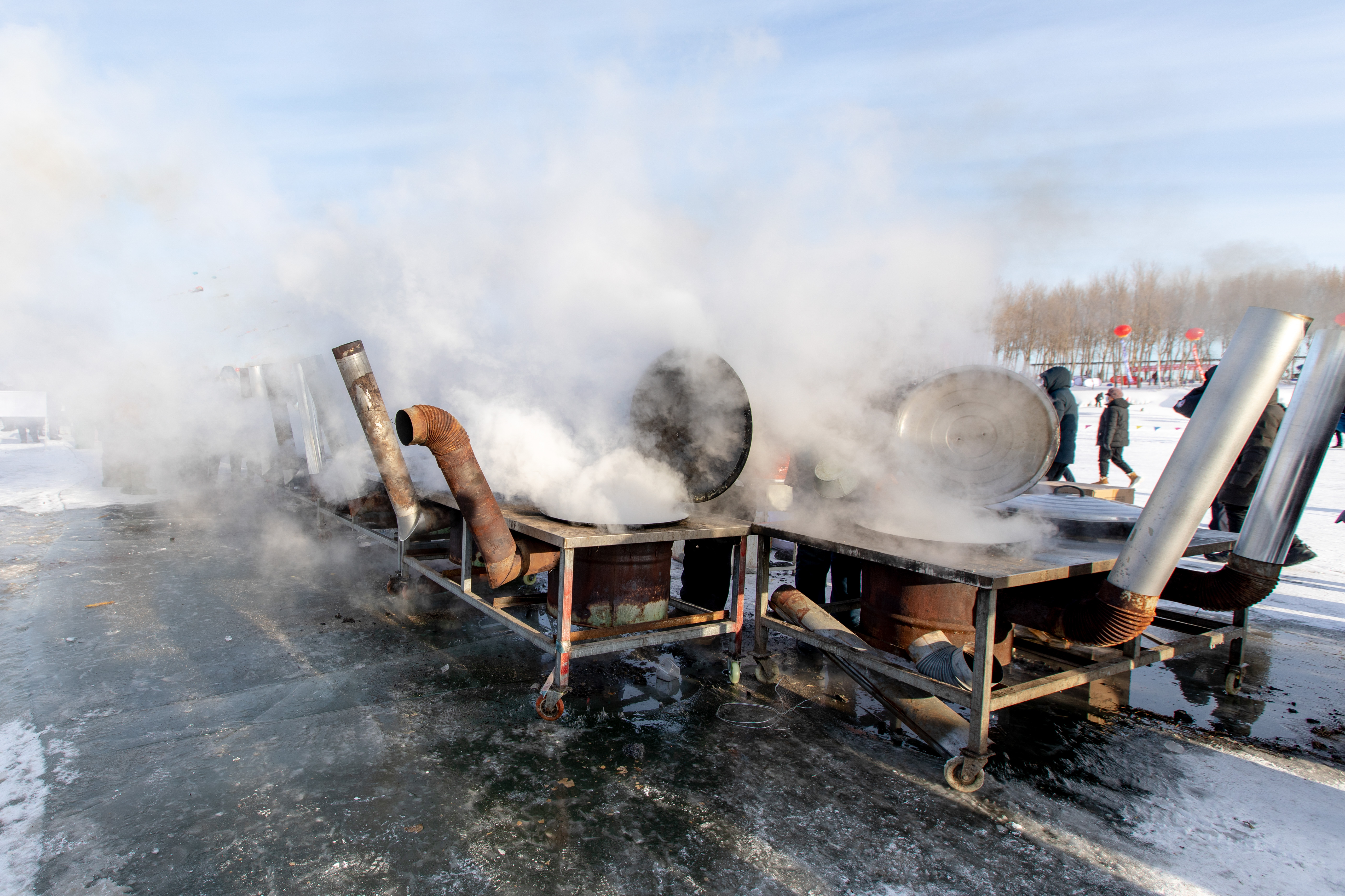 巴音温都尔冬季冰雪游玩,杜尔伯特蒙古草原风情