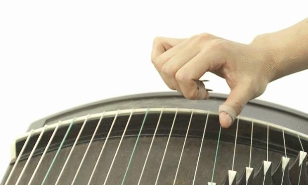 古筝入门托勾抹指法图解,古筝左手勾托抹托详细讲解