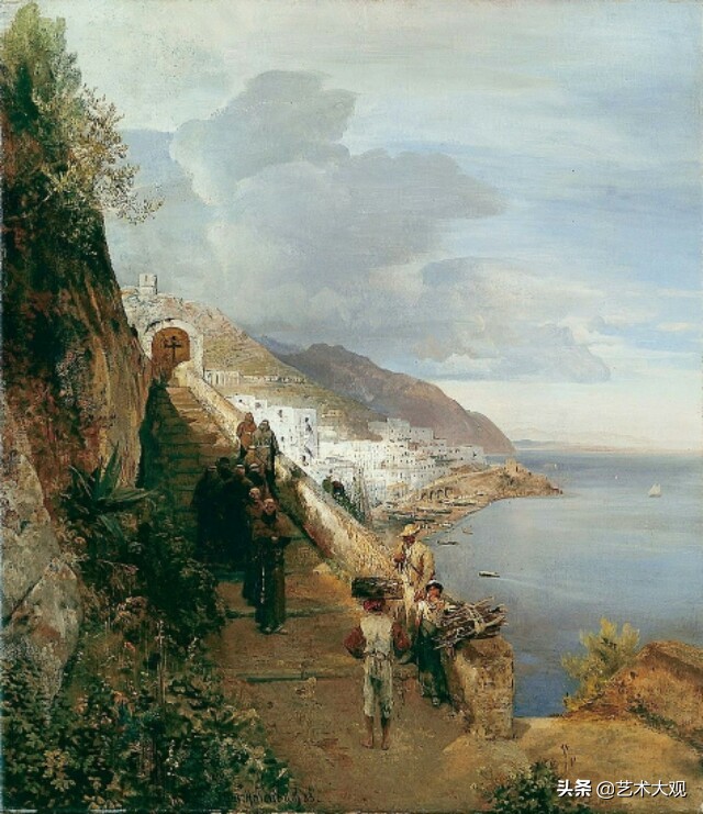 芬兰大师古典风景油画作品欣赏,顶级的欧洲午后阳光风景油画