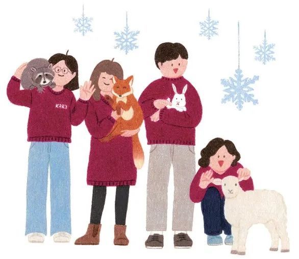 韩国插画家young,韩国插画师leekyuyoung暖心作品