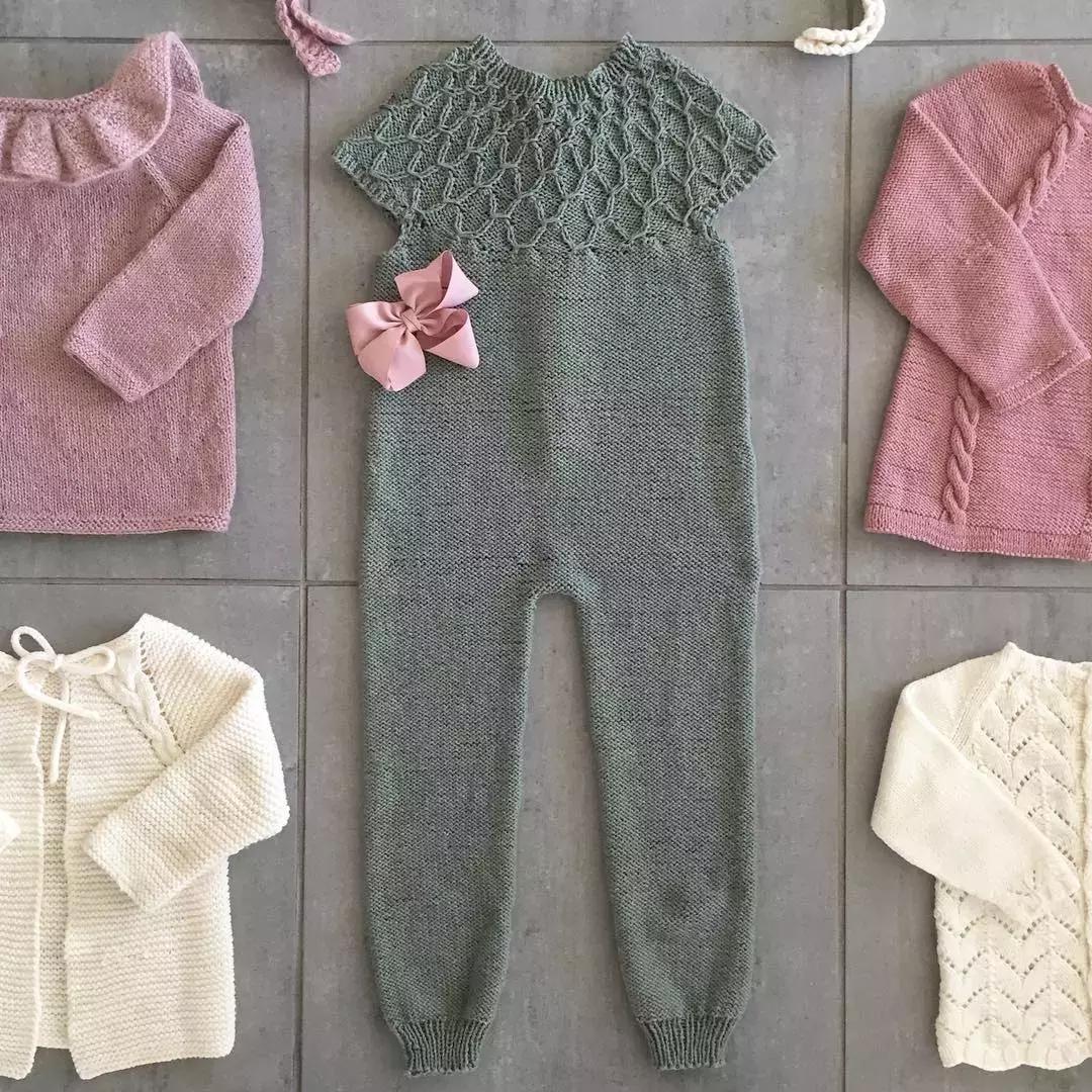 宝宝衣服编织教程0-1岁连体,宝宝个性连体衣的编织教程完整版