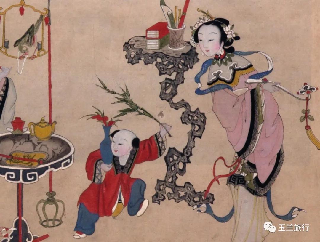 杨柳青木版年画传承及彩绘实践,100幅怀旧杨柳青年画欣赏