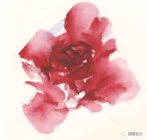 月季花的画法视频教程,一学就会中国画写意月季的画法