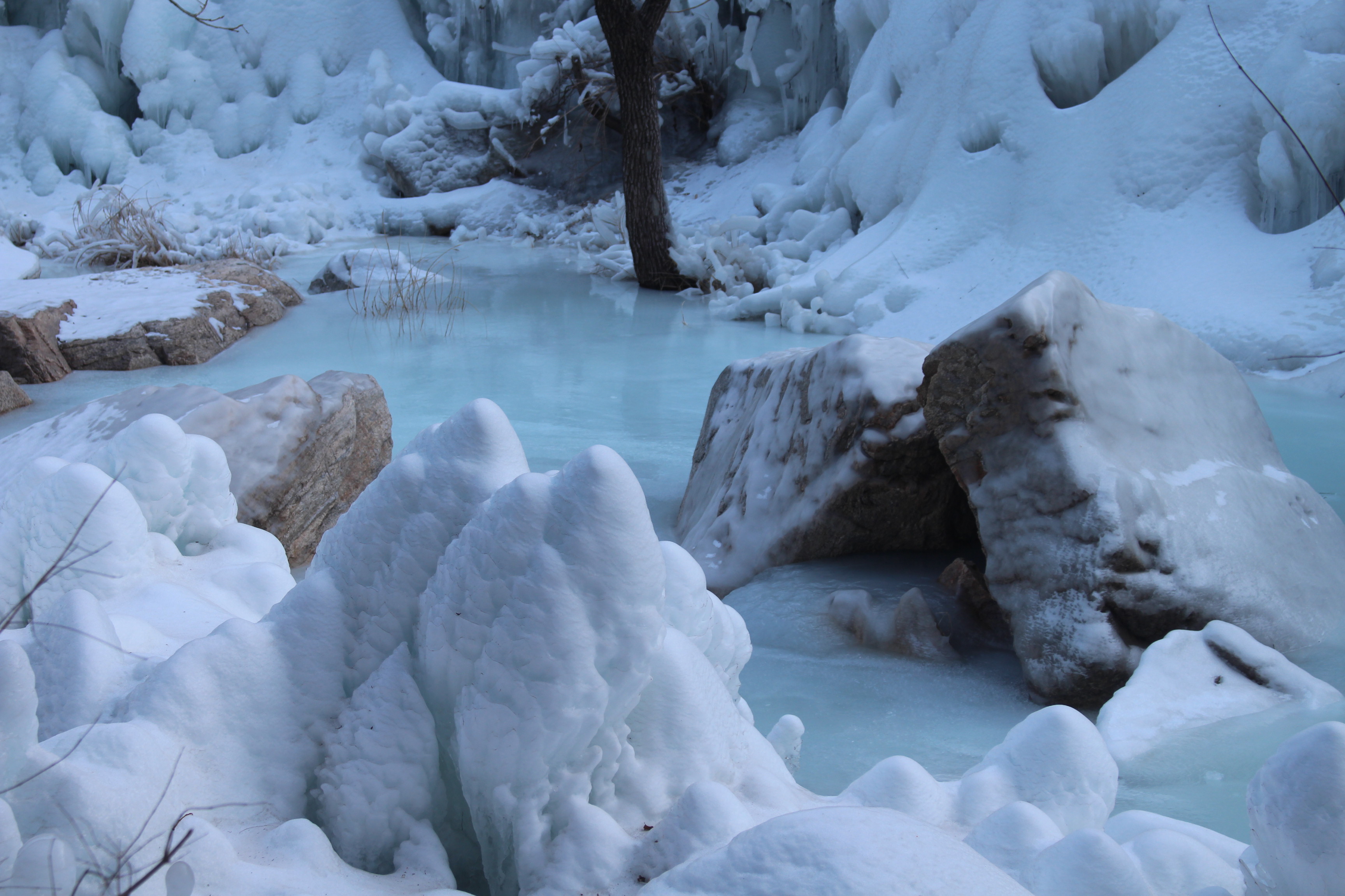 北京黑龙潭赏冰瀑,北京冰瀑攻略
