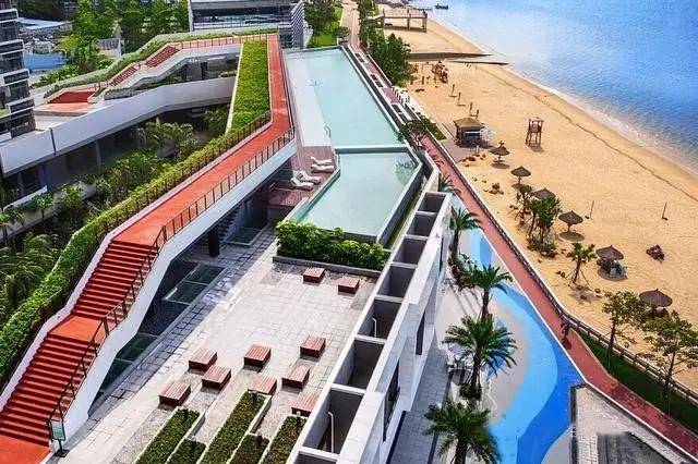 畅游泳池,夏季适合海边游泳的景区