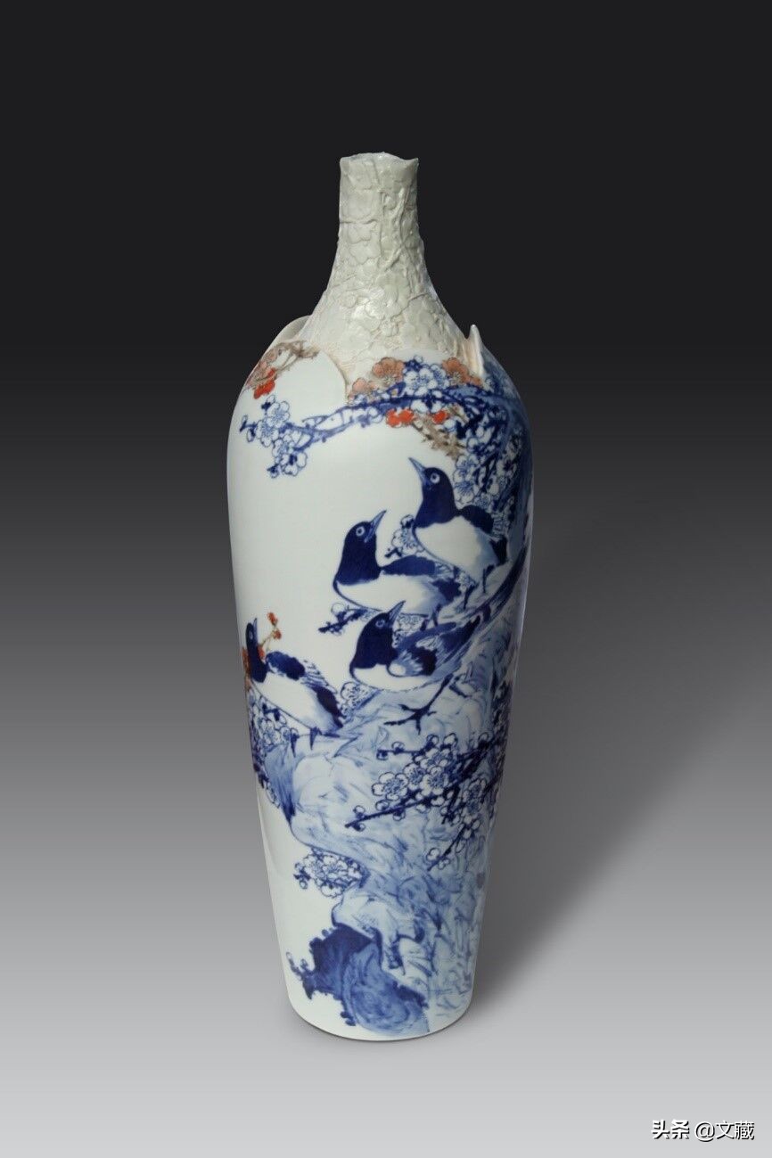 仿古瓷青花作品欣赏,明清青花瓷的代表作品