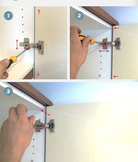 如何调节橱柜门位置,如何协调橱柜各个柜门的尺寸