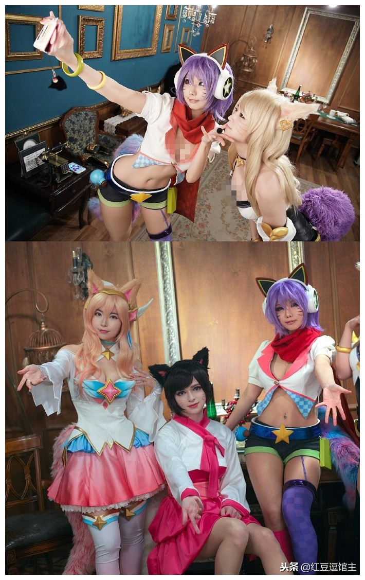同样COS狐狸差别有多大？Sneaky被赞美，余小C却让网友心态崩溃！