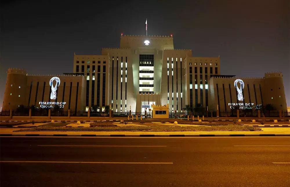 卡塔尔世界杯标志logo,卡塔尔世界杯logo动态图素材