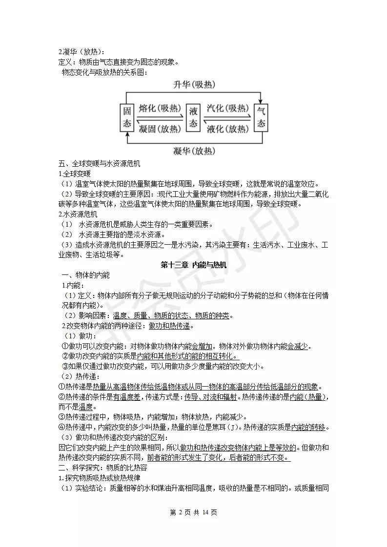 沪教版物理初二下知识点新版,沪粤版九年级物理知识点