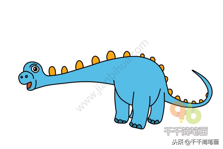 简笔画100个恐龙9-10岁,儿童简笔画恐龙大全简单又漂亮