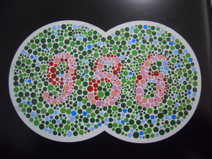 驾照换证体检能戴色盲眼镜吗,驾照体检用哪一版色盲检查图