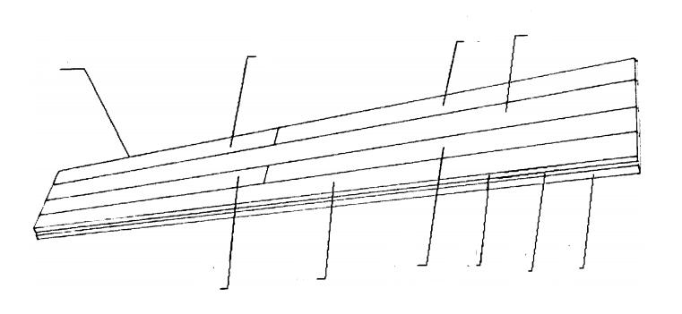 红栎木拼接板,油栎木封边效果