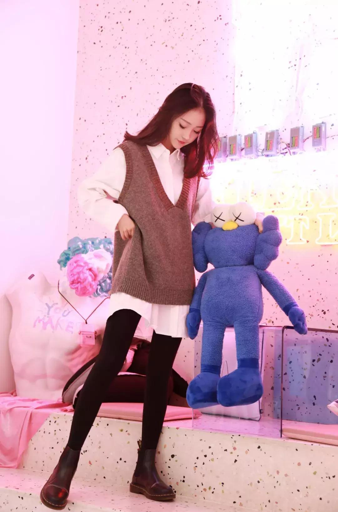 王炸驼色大衣搭配,长款貂皮外套搭配2019