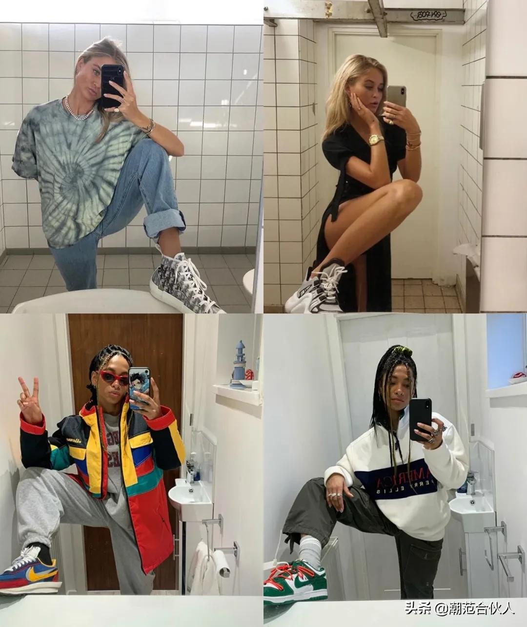 只会卖弄性感？实际上女sneaker的拍照姿势，那叫一个野