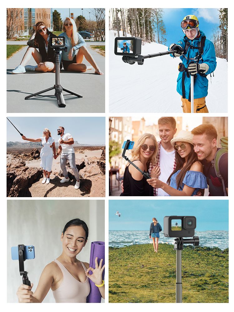 gopro9隐藏自拍杆功能,gopro10最实用的配件