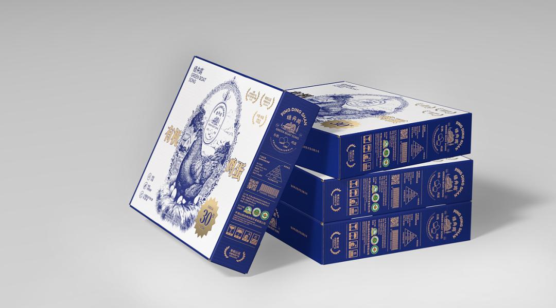 鸡蛋包装盒设计图解,鸡蛋包装整体美观