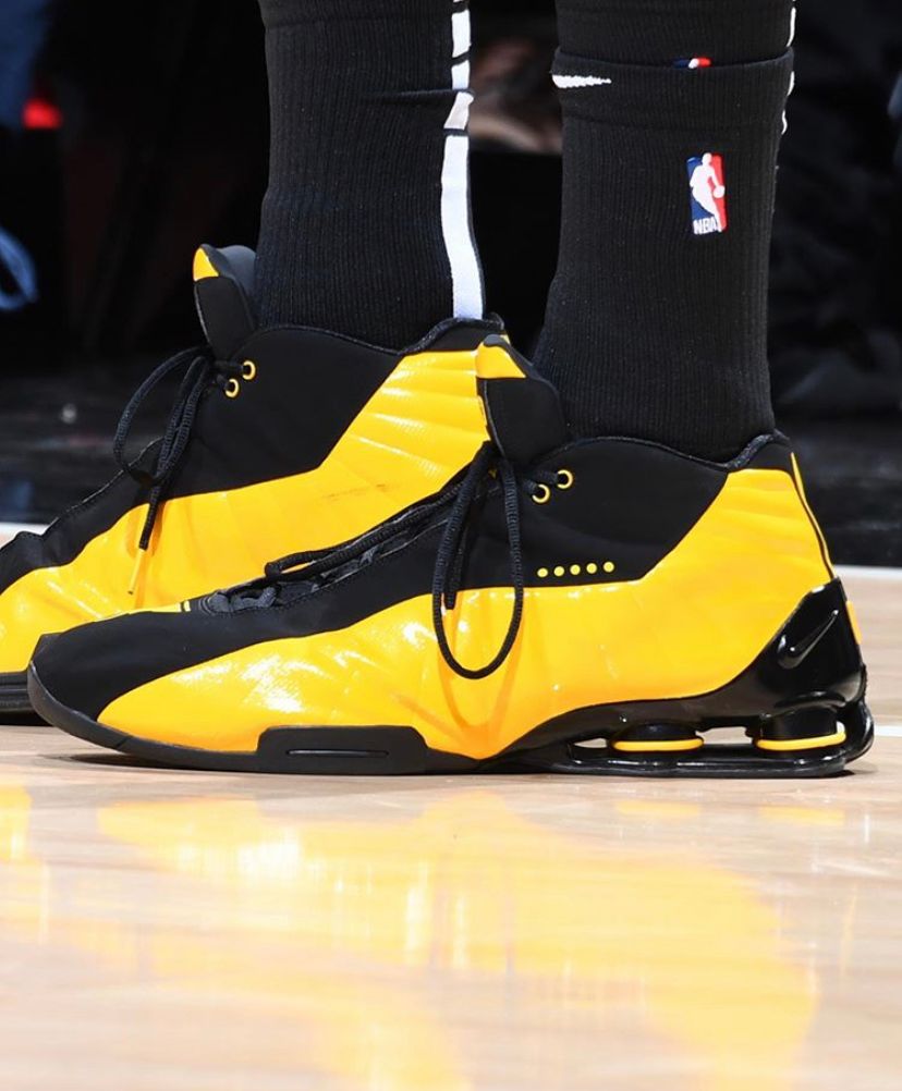 aj34nba球星上脚配色,aj34北卡球员