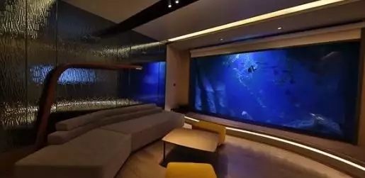 上海深坑酒店水下观景房视频,上海深坑酒店负17层建在水下