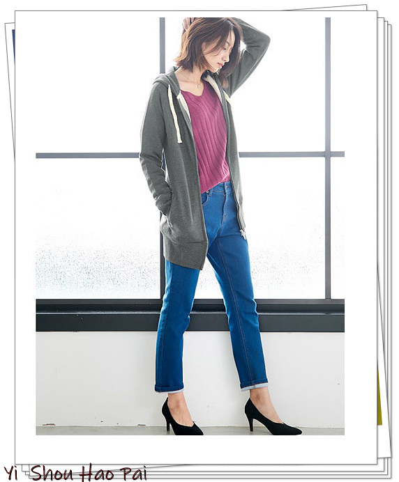 thombrowne灰色卫衣5码上身效果,灰色日系卫衣