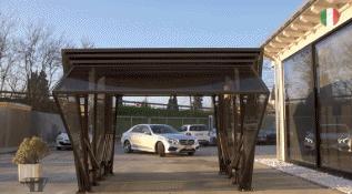 不占地方简易可折叠车库,车库怎么装修既能停车又能住人