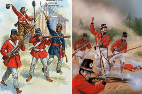 巴拉圭战争前巴拉圭实力,巴拉圭南美战争