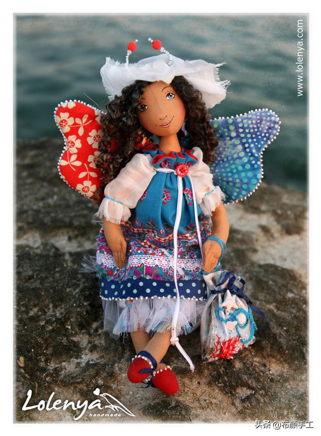 OlgaAbakumova的布艺娃娃,魔法花园里小花仙