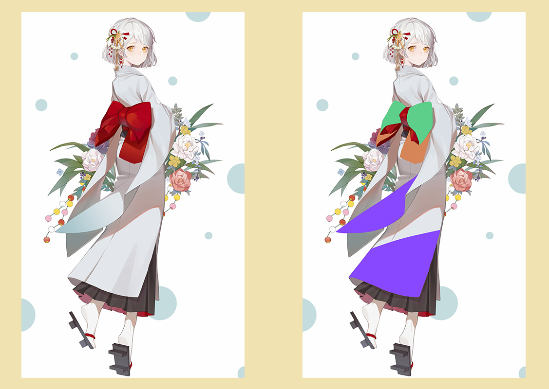 真不是懒的图片,服装纹理印花讲解