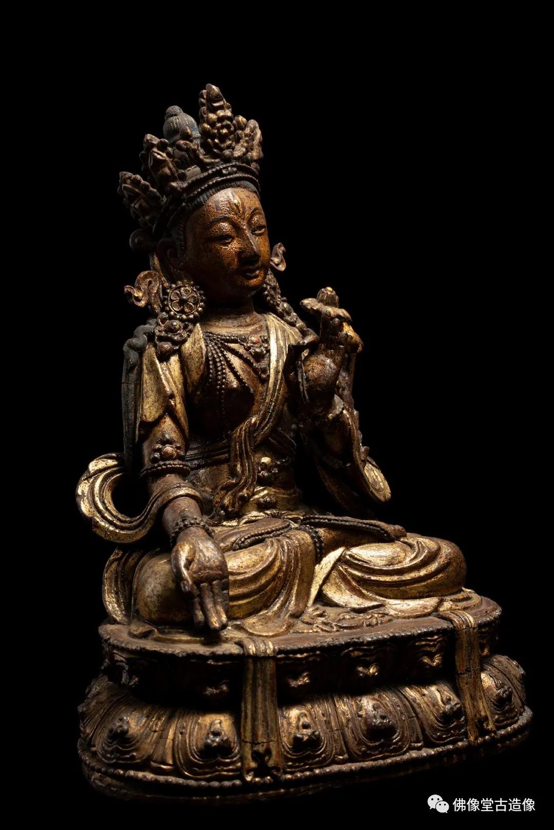 铜鎏金佛造像拍卖最高纪录,传统文化鎏金佛造像精准估价