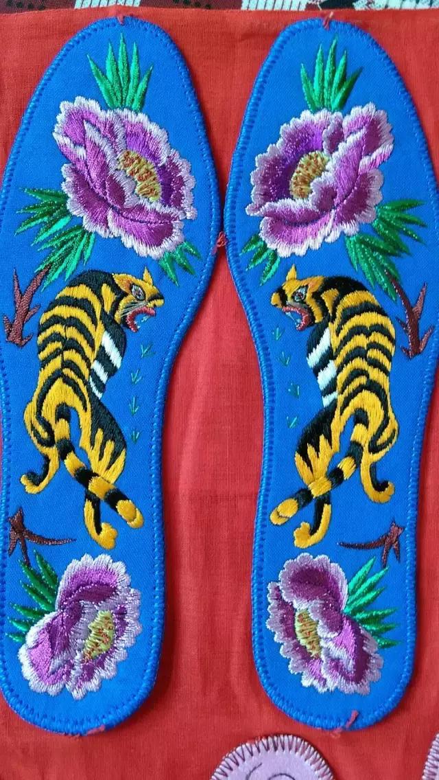 绣花鞋垫100种图案四格绣法,几何鞋垫图案鞋垫绣法