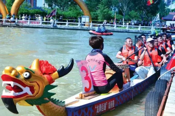大庆黎明湖赛龙舟,大庆黎明湖端午龙舟赛