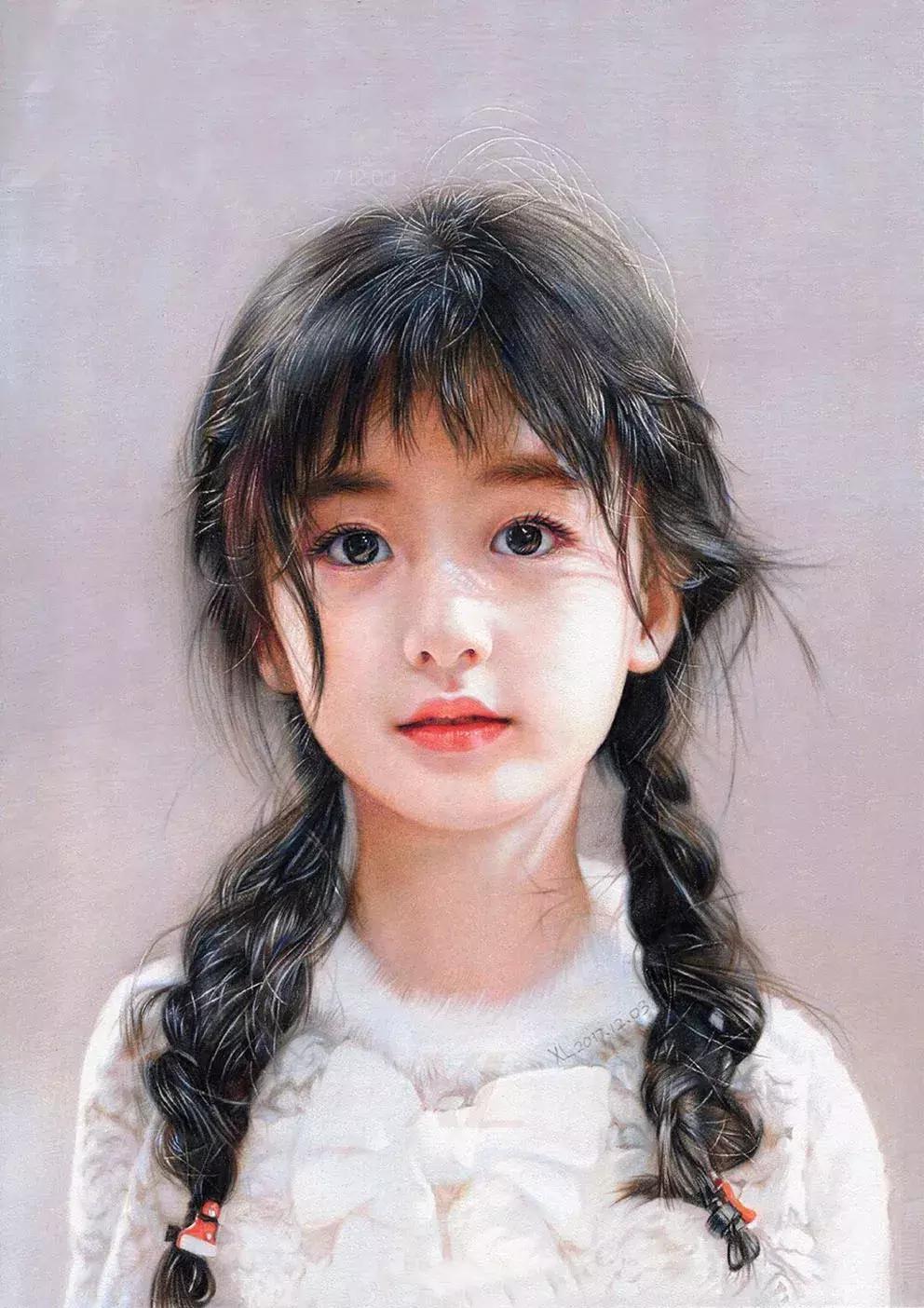 惊艳的彩铅画兔子,惊艳唯美的彩铅画