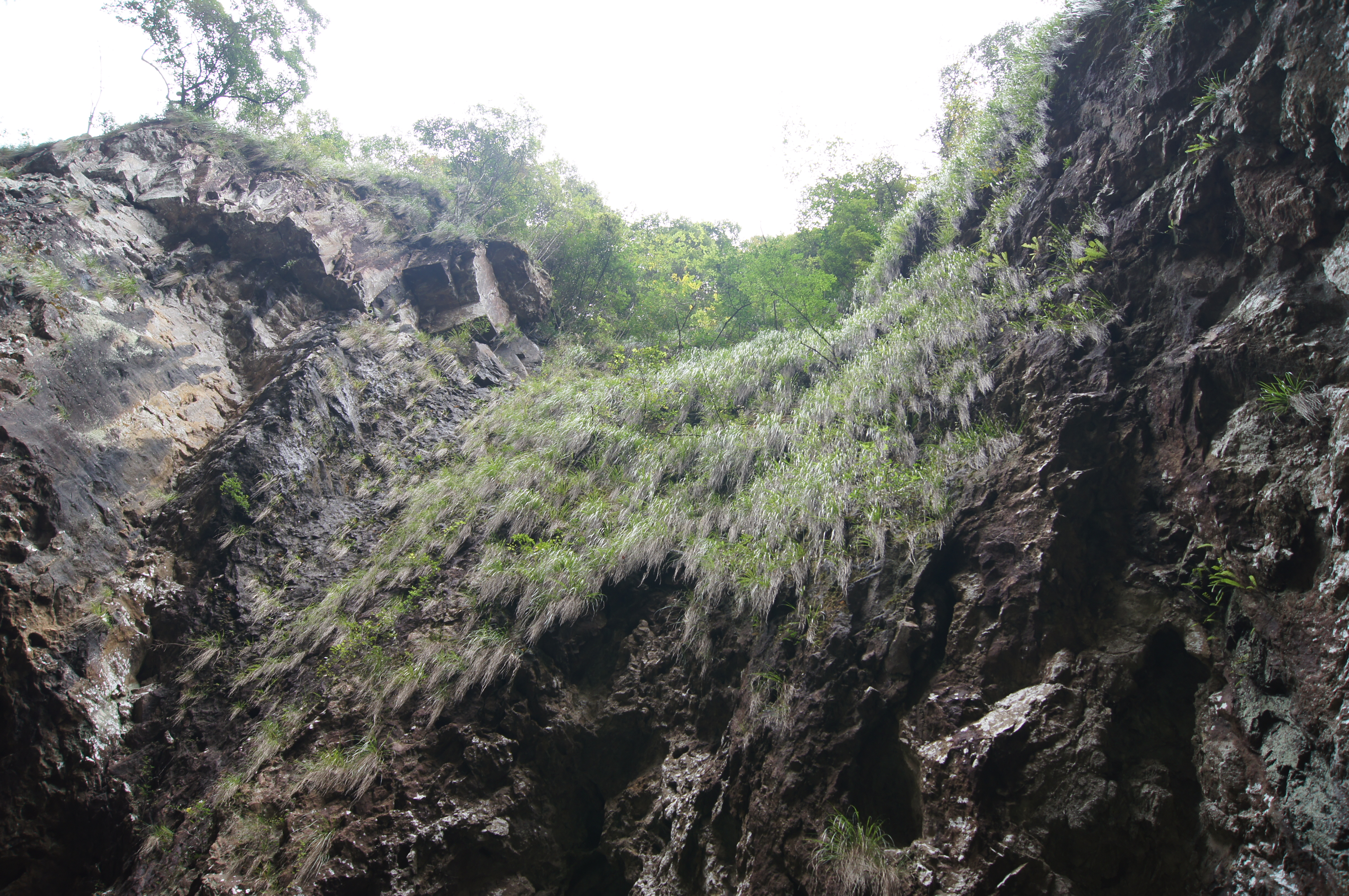 永泰百漈沟瀑布航拍,永泰百漈沟瀑布群