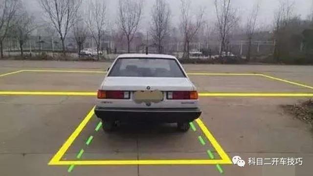 科目二倒库最简单又准的方法图解,科目二倒库技巧与学车方法分享